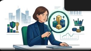 Современная иллюстрация с финансовыми графиками и символами роскоши для выбора VIP букмекера в 2026 году